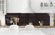 Küchenrückwand Braun RAL 8019 6mm in 224 x 63 cm aus Glas bestellen