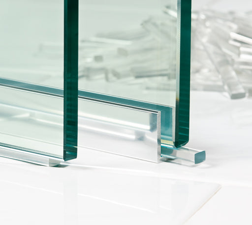 eckiger Winkelverbinder 90° für Glas zu Glas Befestigungen | Glas Star