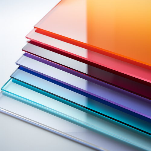 ESG Glas farbig lackiert