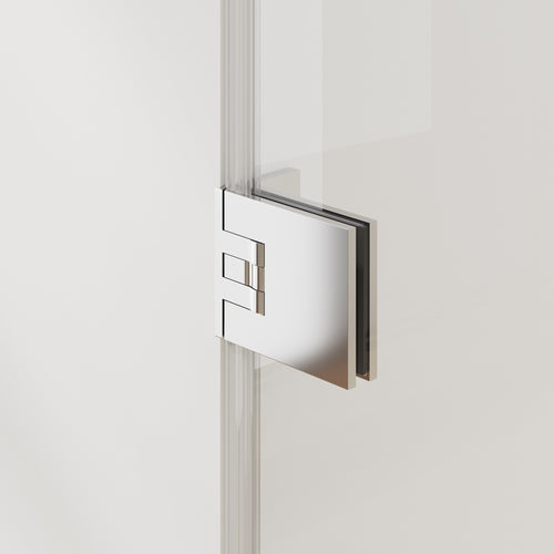 Einflügelige Duschtüren im Industrie-Look