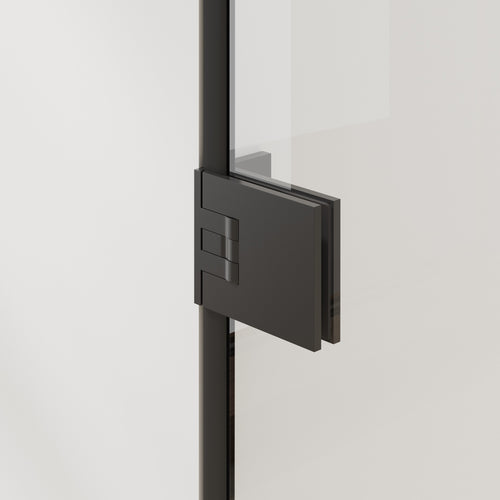 Einflügelige Duschtüren im Industrie-Look