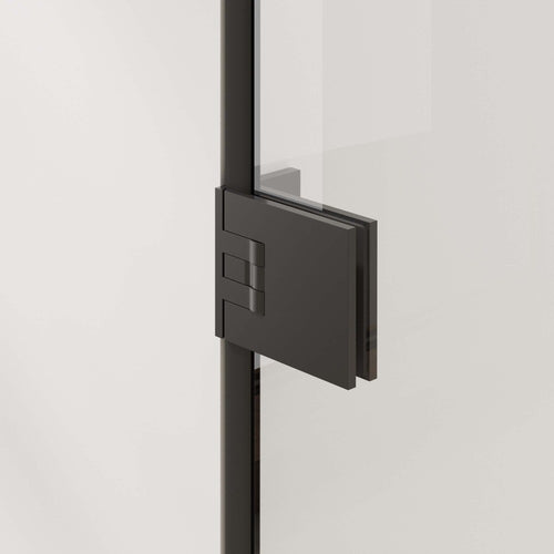 Zweiflügelige Duschtüren aus Klarglas