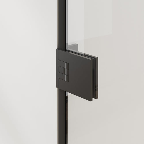 Zweiflügelige satinierte Duschtüren