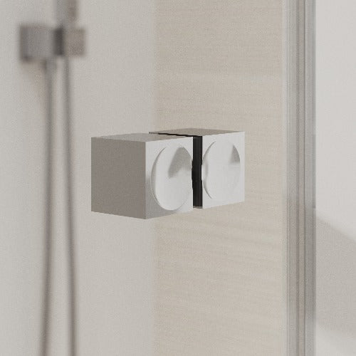 Zweiflügelige Duschtüren "Stripes"