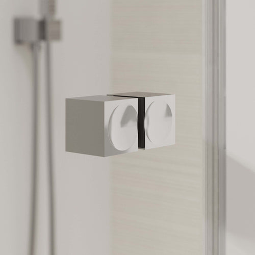 Zweiflügelige Duschtüren aus Klarglas