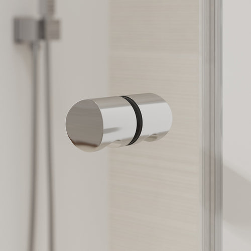 Zweiflügelige satinierte Duschtüren