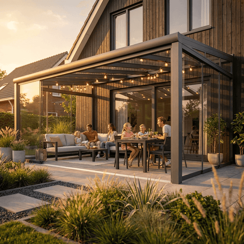 Schiebewände für Terrassenüberdachungen
