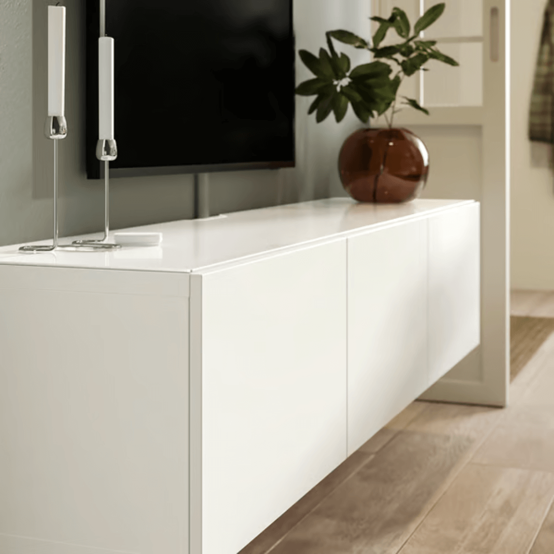 Glasplatte Ikea Besta TV-Board