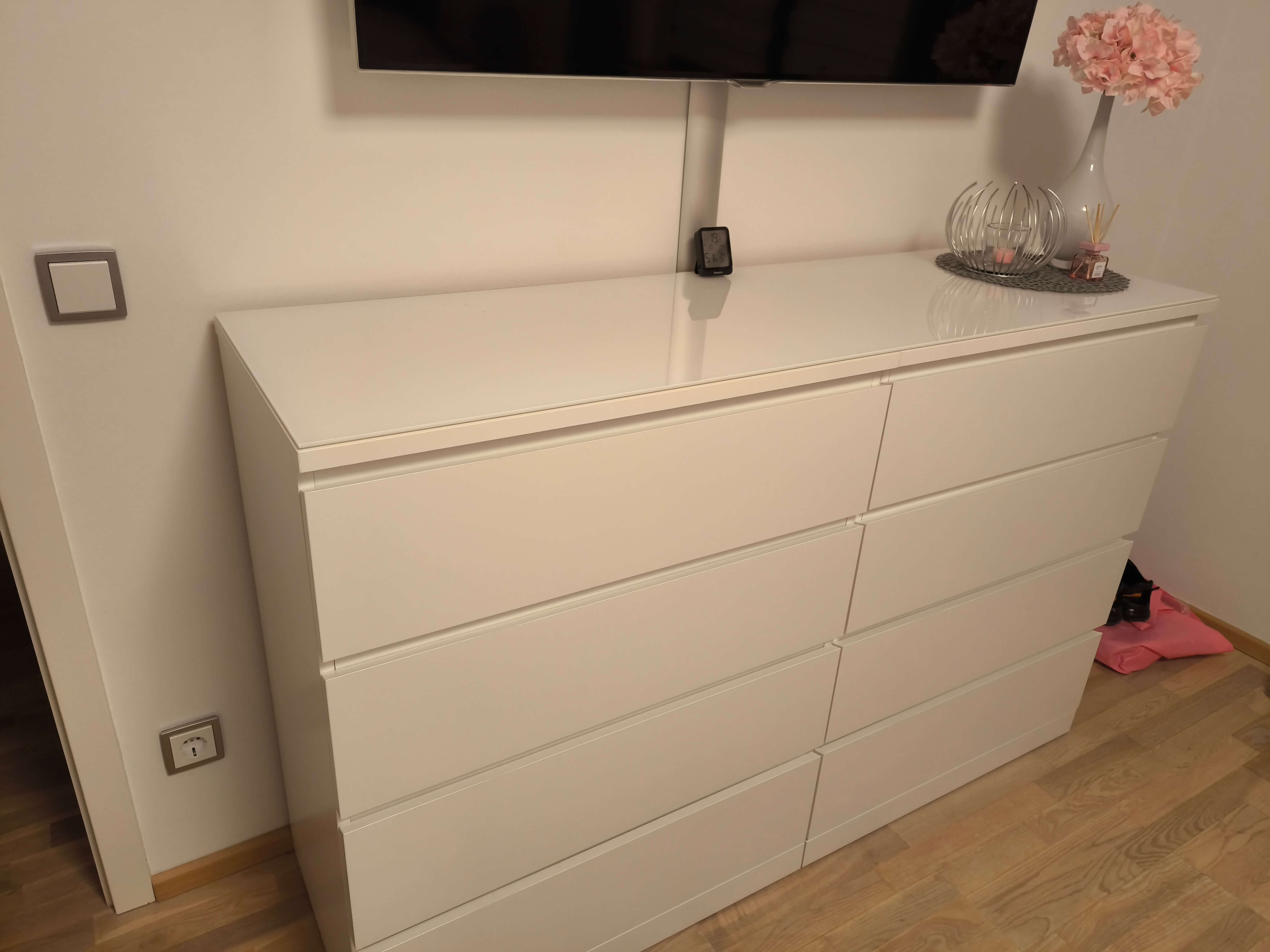 Grey Malm Nightstand Glass Top IKEA Malm 6-Drawer Dresser Glass Top AptDeco Grey Malm Nightstand Glass Top IKEA Malm 6-Drawer Dresser Glass Top AptDeco