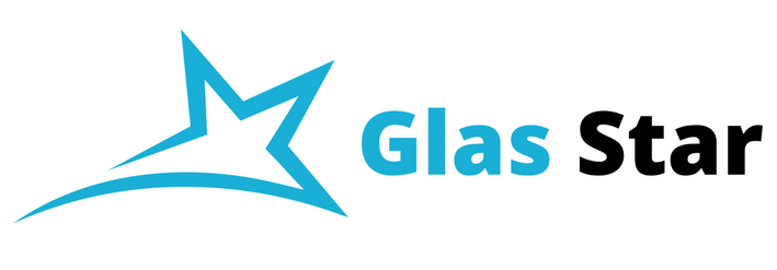 Glasvordach mit Zugstangen 160 x 90 cm, getöntes Sicherheitsglas mit 17,52 mm Glasstärke | Glas Star