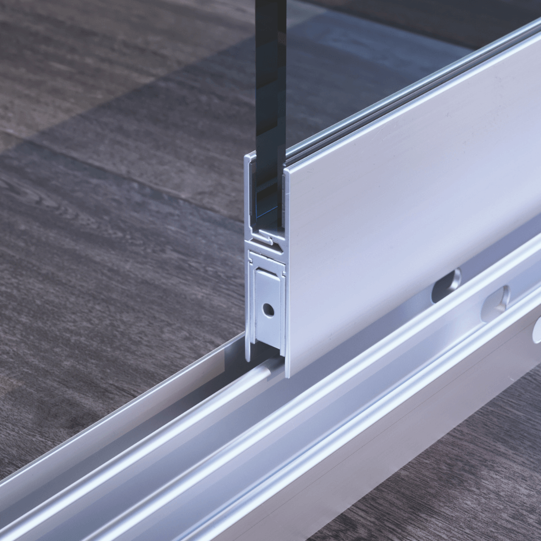 hohe Materialien bei Glasschiebewänden von Glas Star