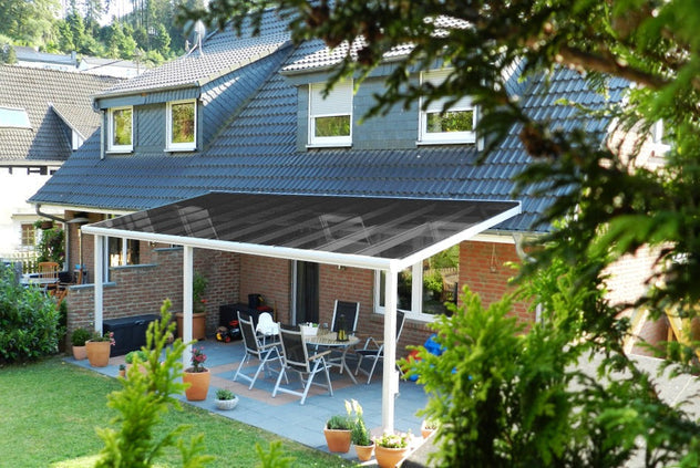 VSG Glas 12.76 mm grau getönt für Terrassenüberdachungen
