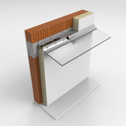 Wärmedämmkonsole für freitragendes Vordachsystem