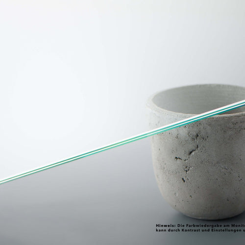 VSG aus TVG Glas Optiwhite