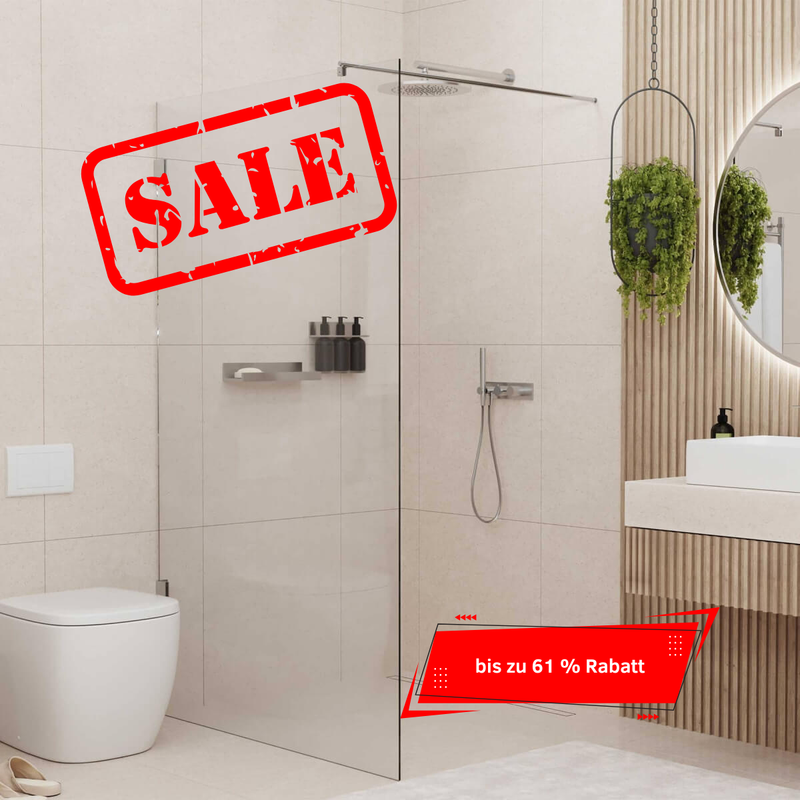 Walk-In Duschtrennwand Sonderposten