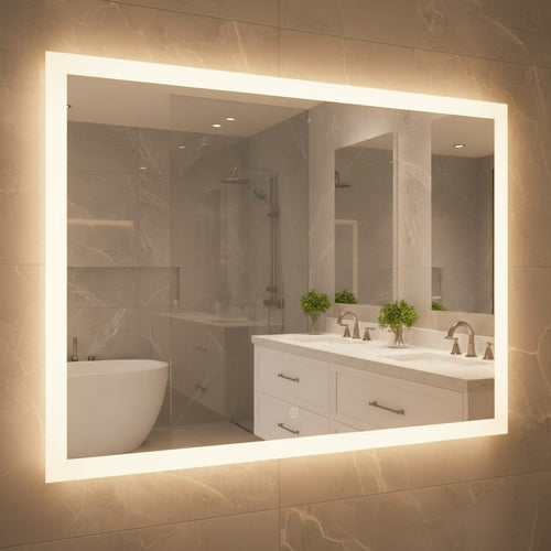 Spiegel mit Beleuchtung Linea 360