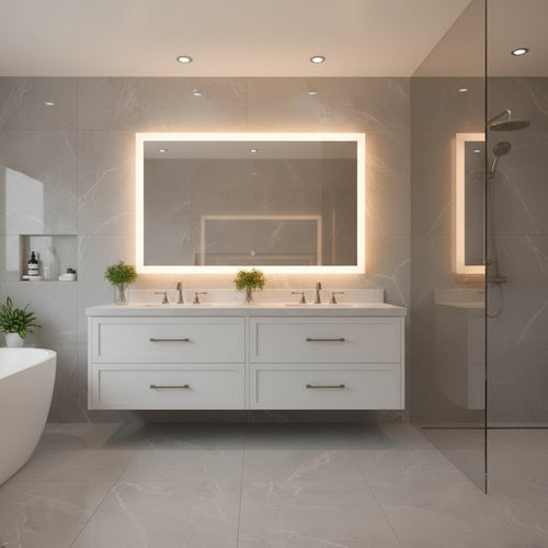 Spiegel mit Beleuchtung Linea 360