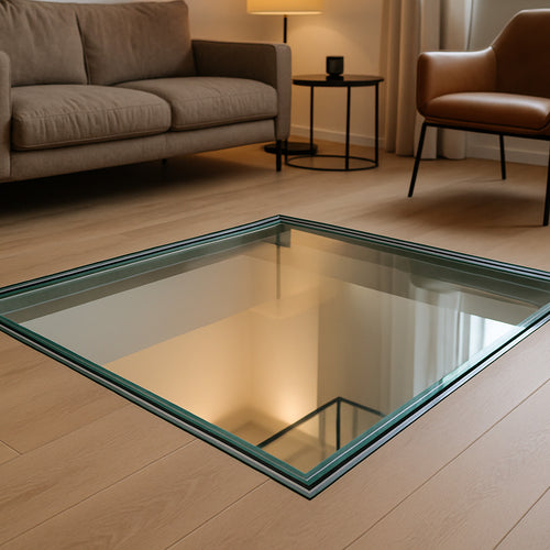 VSG Glas begehbar Klarglas