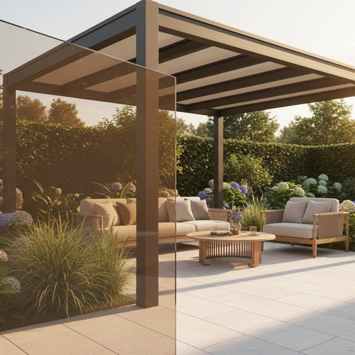 VSG Glas 8 mm für Terrassenüberdachungen