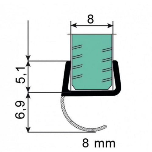 Lippendichtung | transparent