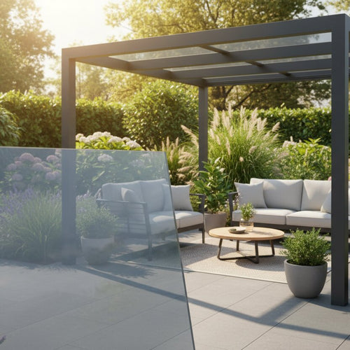 VSG Glas 12 mm für Terrassenüberdachungen