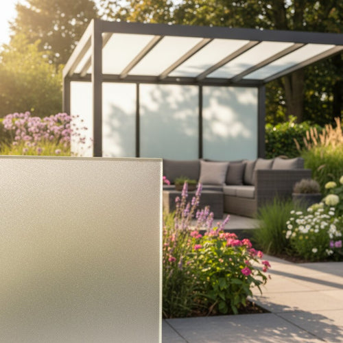 VSG Glas 8 mm für Terrassenüberdachungen