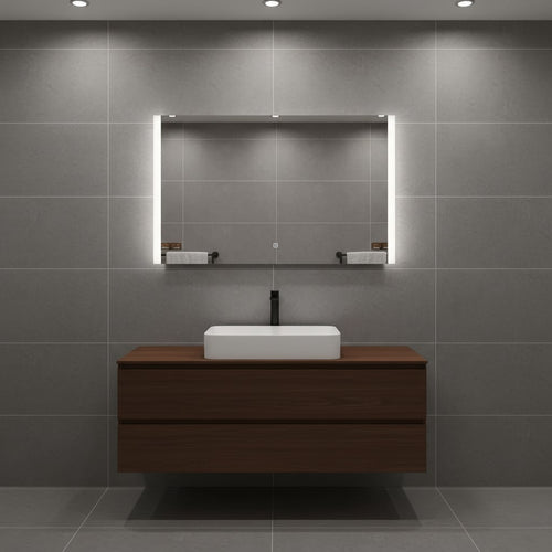 Spiegel mit Beleuchtung Linea Vertical