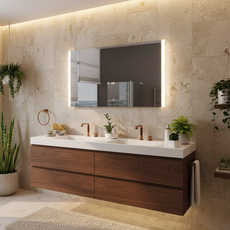 Spiegel mit Beleuchtung