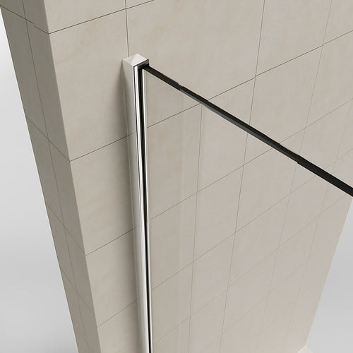 Walk-In Klemmprofil chromglanz