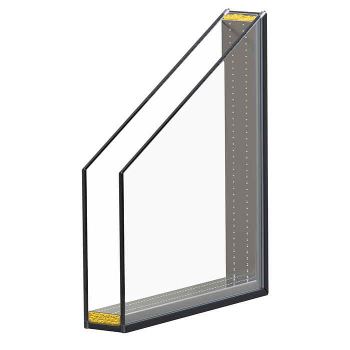 2-fach Wärmeschutz Isolierglas klar - beidseitig Floatglas 4 mm klar (Einbaudicke 20mm) | Glas Star