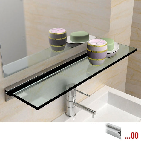 Glasregal-Boden mit 8mm Klarglas