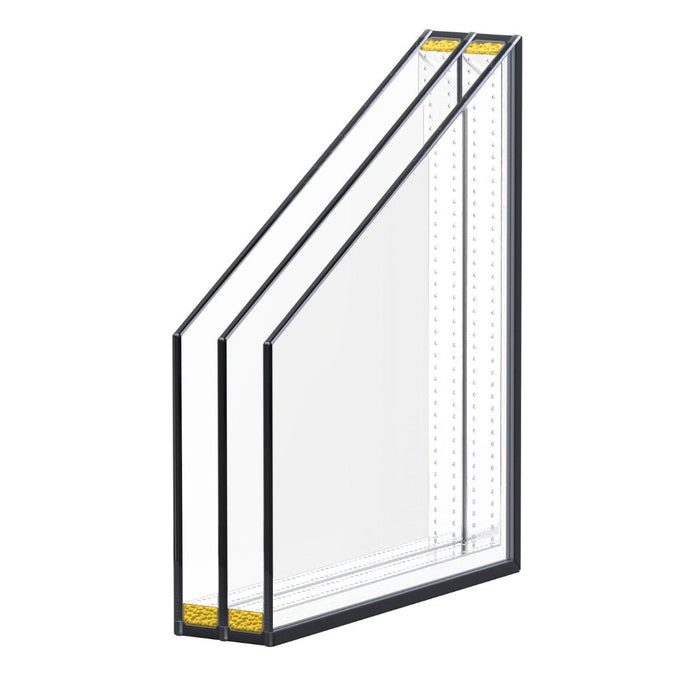 3-fach Wärmeschutz Isolierglas klar - aus Floatglas 4 mm klar (Einbaudicke 32mm) | Glas Star