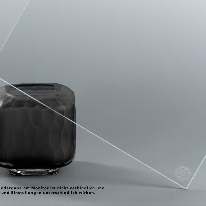 Muster für ESG Glas 12 mm optiwhite