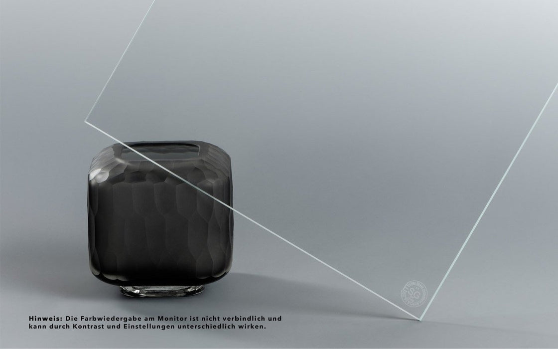 Musterprodukt A4 Größe: ESG Glas 10 mm optiwhite | Glas Star