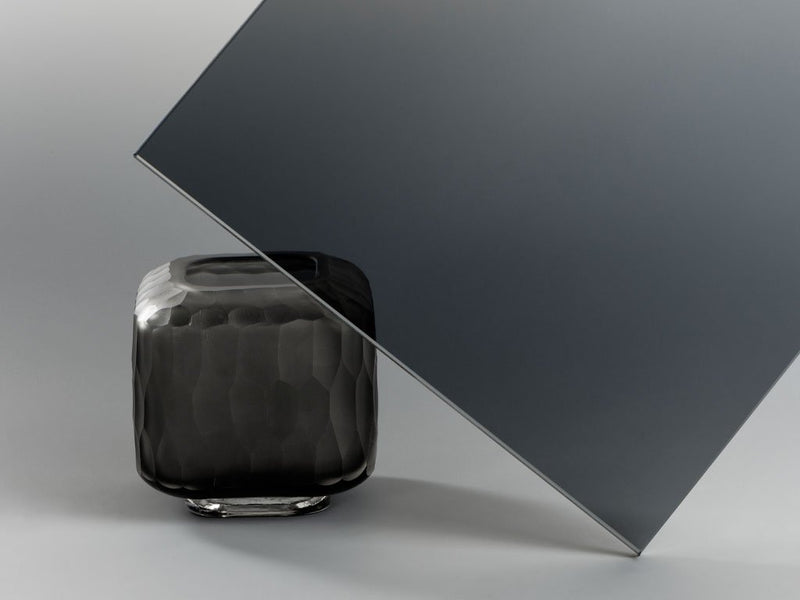 Muster für ESG Glas 8 mm grau getönt