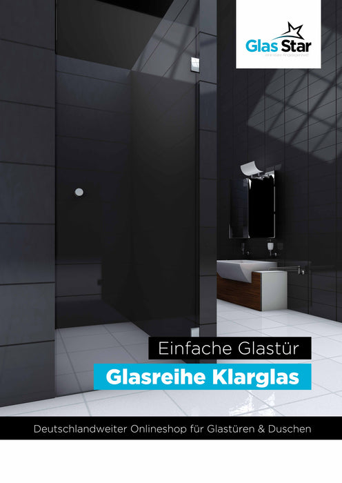 Doppel-Duschtür "Klarglas" (Komplett-Set) | Glas Star