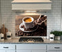 Glasbild Morning Coffee in 90 x 60 cm | Glas Star