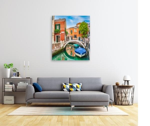 Glasbild Venedig in 80 x 120 cm | Glas Star