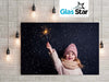 Glasbild 6mm in 150 x 100cm mit eigenem Motiv | Glas Star