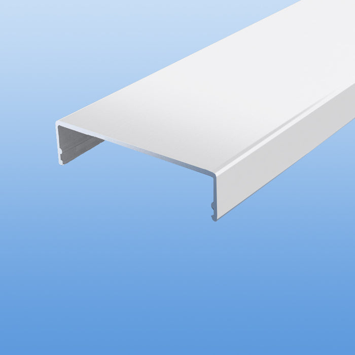 Klemmdeckel RAL 9010 - Weiß für 60 mm Profile | Glas Star