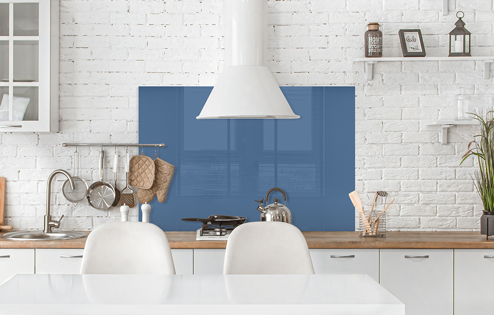 Küchenrückwand Blau RAL 5014 6mm in 120 x 80 cm aus Glas bestellen
