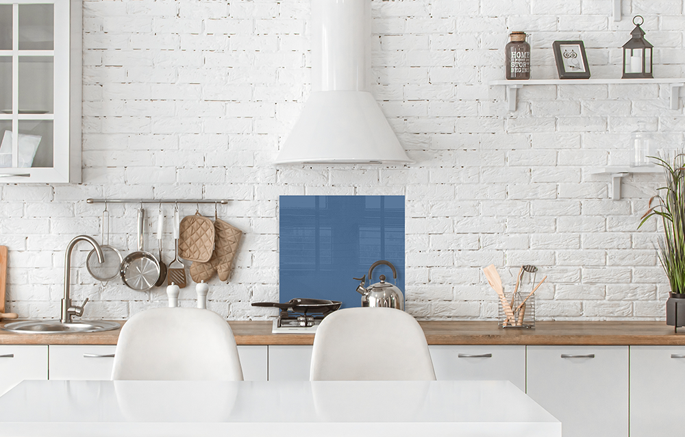 Küchenrückwand Blau RAL 5014 6mm in 50 x 50 cm aus Glas bestellen