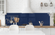 Küchenrückwand Dunkelblau RAL 5013 6mm in 224 x 63 cm aus Glas bestellen