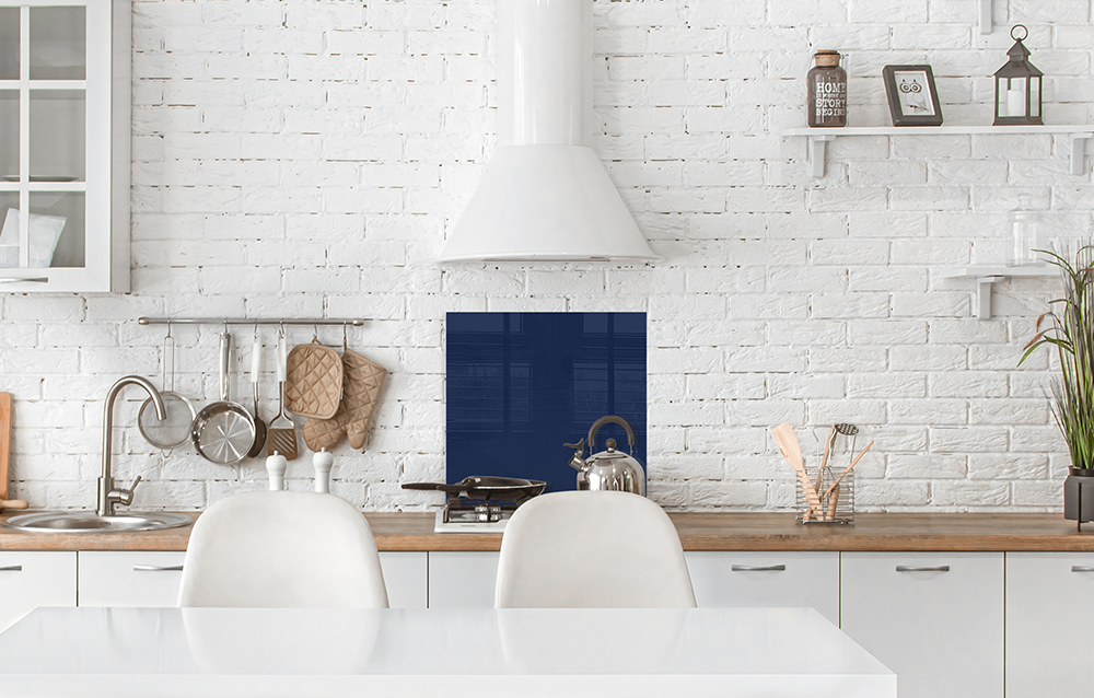 Küchenrückwand Dunkelblau RAL 5013 6mm in 50 x 50 cm aus Glas bestellen