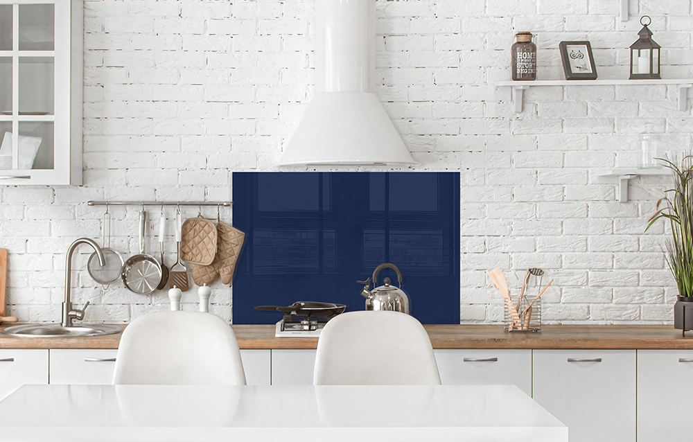Küchenrückwand Dunkelblau RAL 5013 6mm in 90 x 60 cm | Glas Star