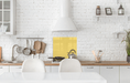 Küchenrückwand Gelb RAL 1016 6mm in 50 x 50 cm | Glas Star