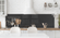 Küchenrückwand Grau RAL 7024 6mm in 224 x 63 cm aus Glas bestellen