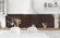 Küchenrückwand Hellbraun RAL 8017 6mm in 224 x 63 cm aus Glas bestellen