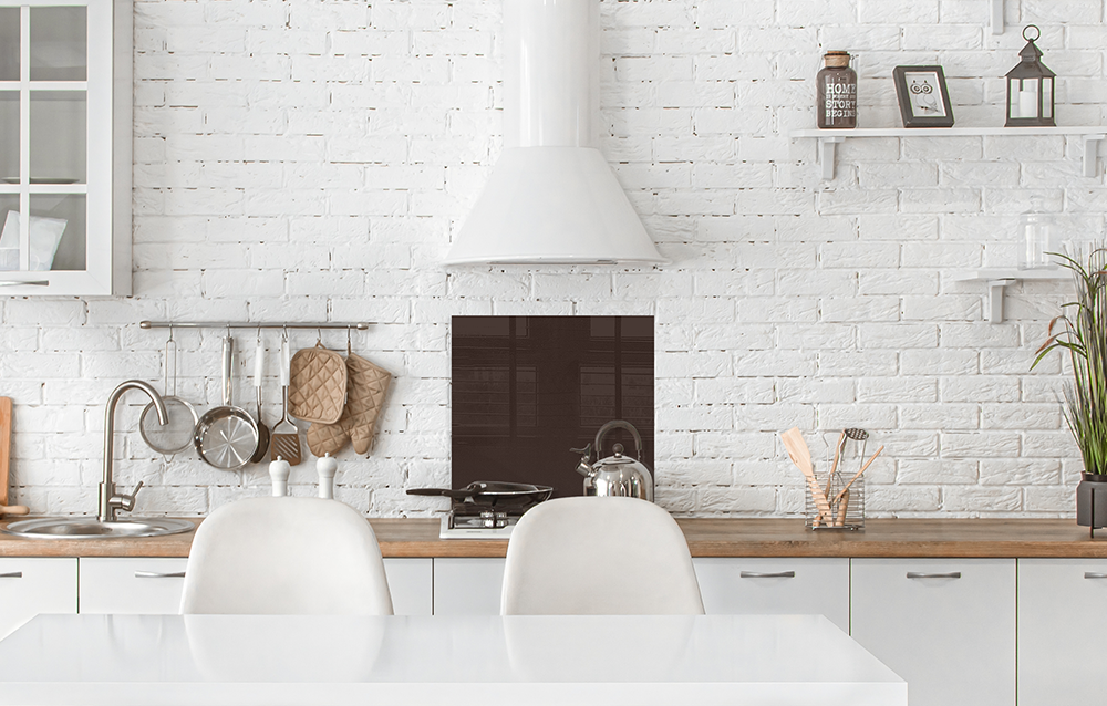 Küchenrückwand Hellbraun RAL 8017 6mm in 50 x 50 cm aus Glas bestellen