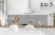 Küchenrückwand Hellgrau RAL 9006 6mm in 200 x 54 cm aus Glas bestellen